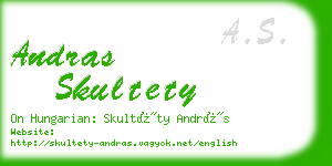 andras skultety business card